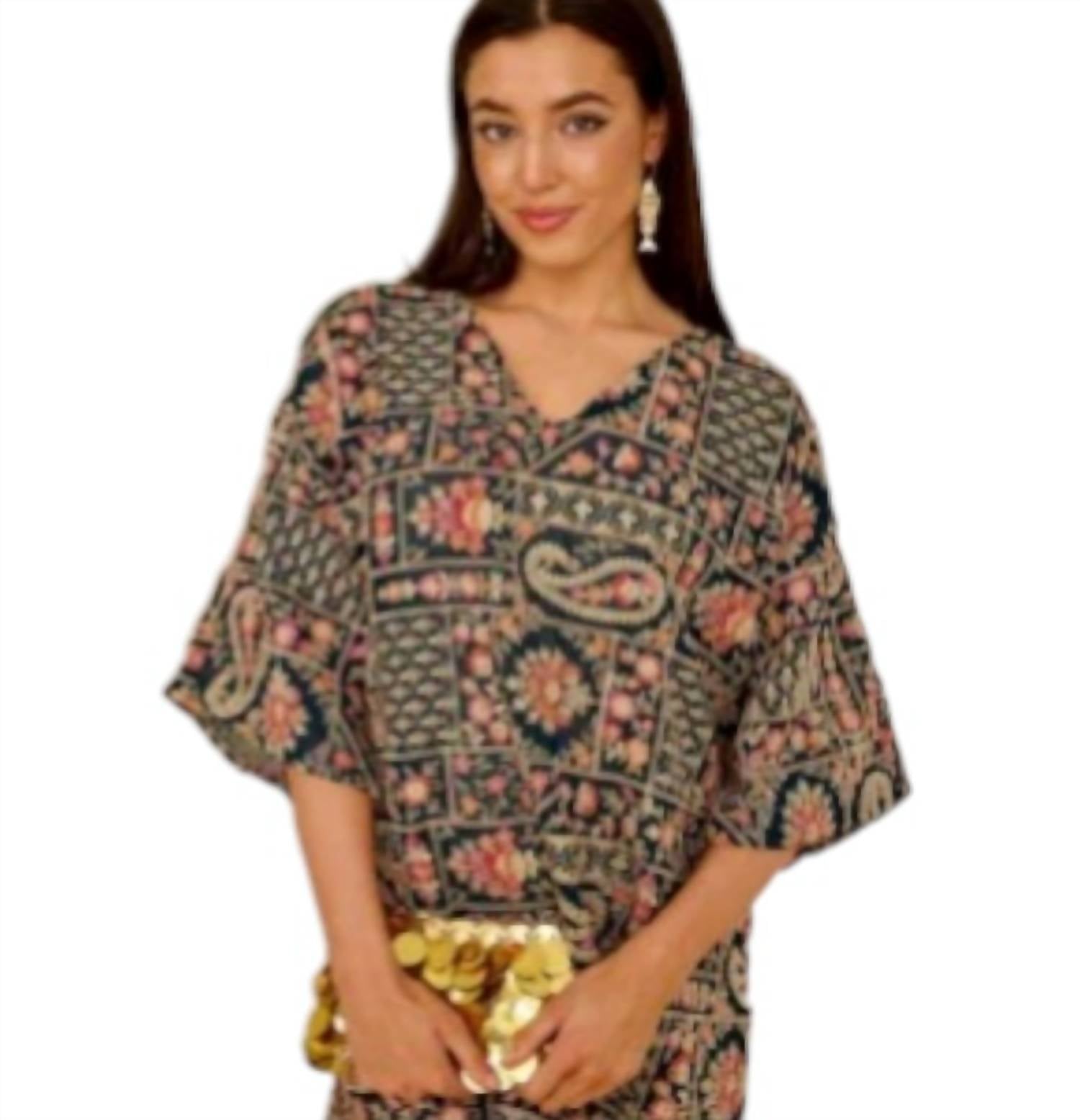 Tela Milos Mini Dress in brown - women's dress - alternate view