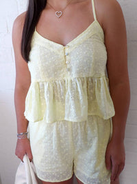 Hyfve - The Daisy Eyelet Short Set