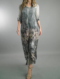 Tempo Paris - Ethereal Garden Silk Blend Maxi Dress