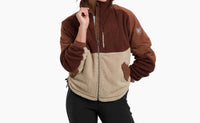 KUHL Women's Elixir Jacket in mocha - women's jacket - detail view