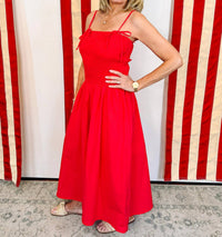 By Together - Rouge Smocked Dress
