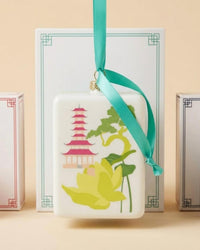 Oh My Mahjong - Lotus Pagoda Christmas Ornament