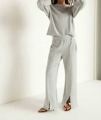Nation Ltd - Lincoln Front Slit Knit Pant