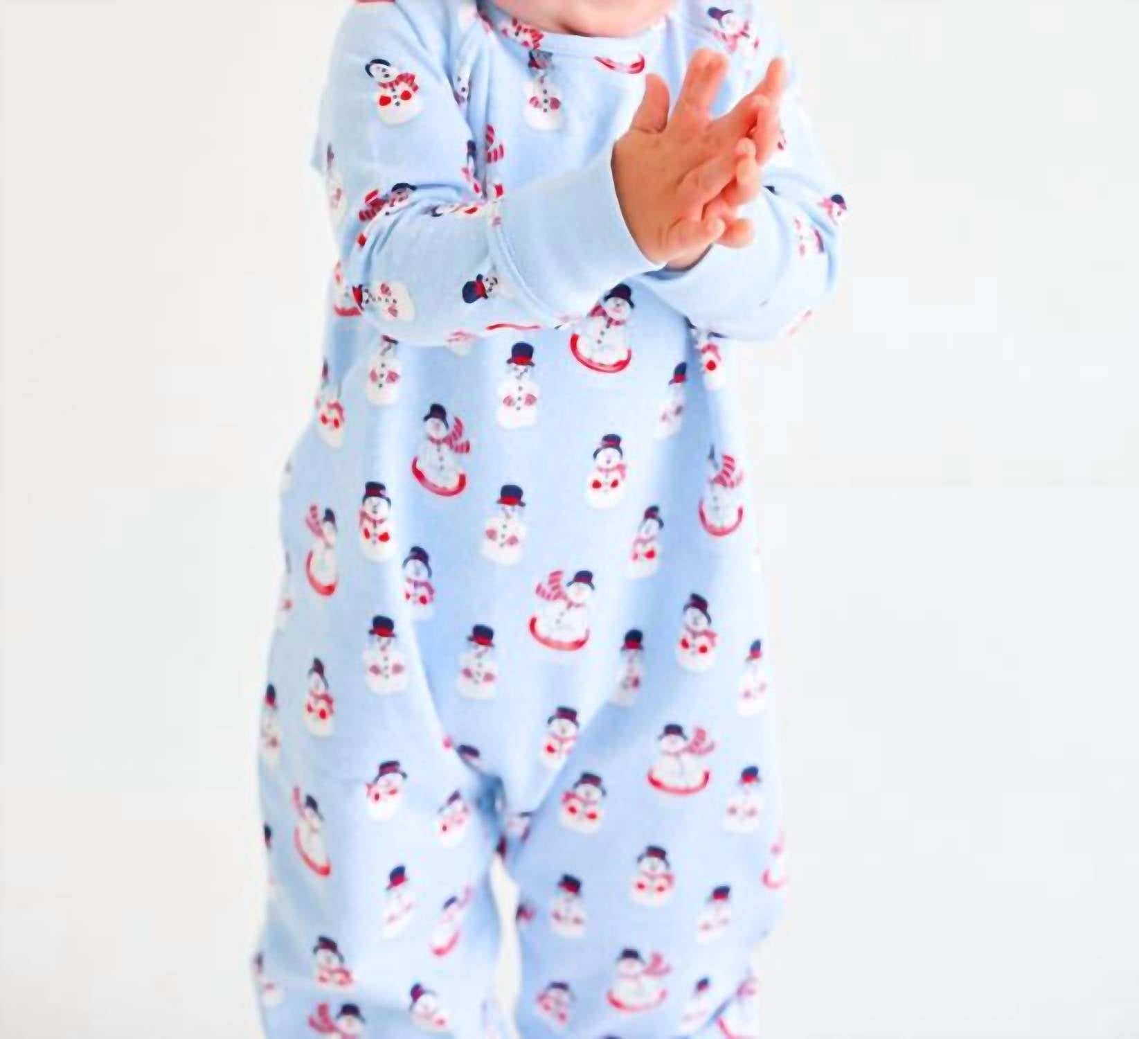 The Beaufort Bonnet Company - Boys Cassidy Comfy Crewneck Romper
