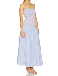 Line And Dot - Eleni Smocked Dress