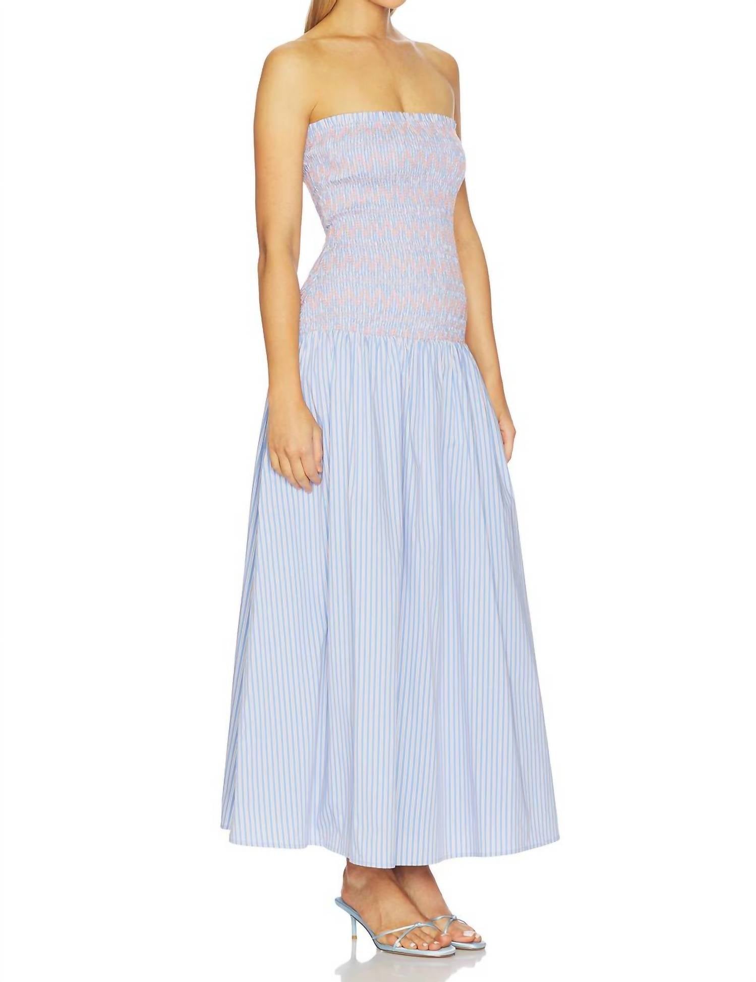 Line And Dot - Eleni Smocked Dress