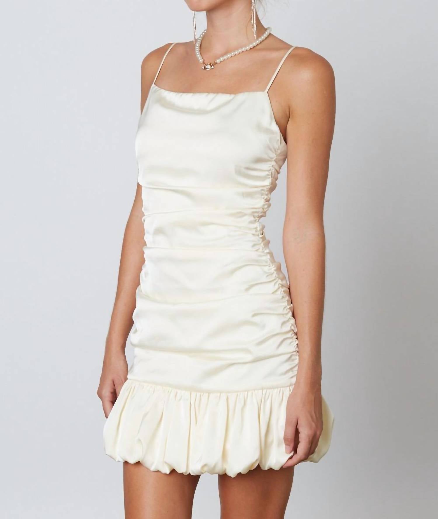 Cla - Ruched Mini Dress