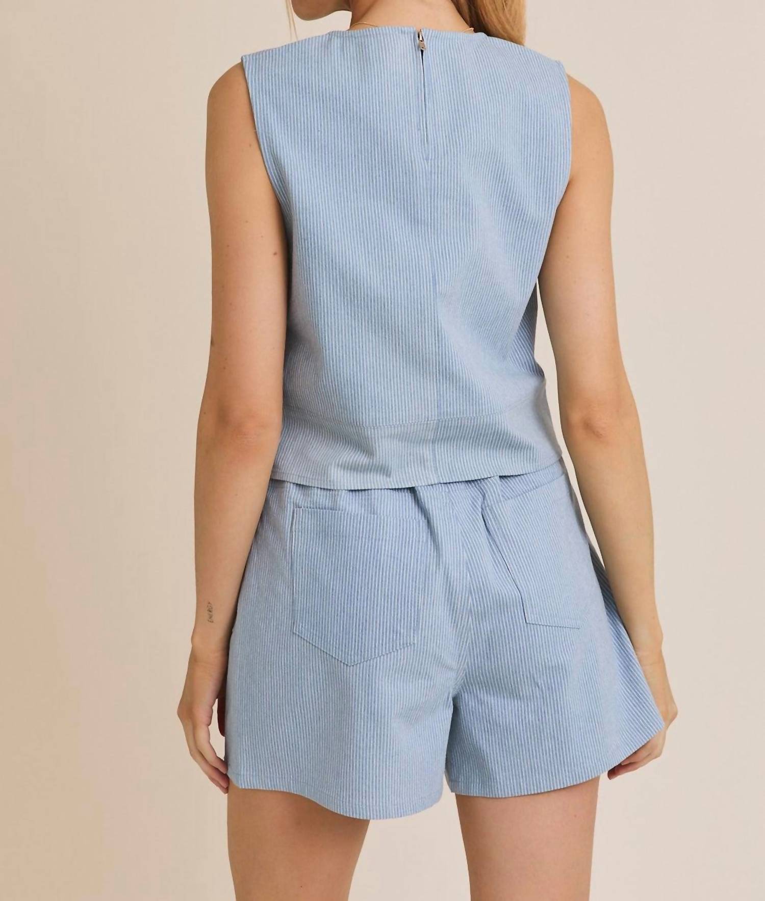 Gilli - Chelsey Striped Sleeveless Tank