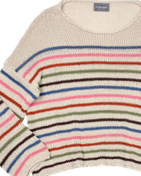 Wooden Ships - Women's Sierra Striped Cropped Crewneck Top