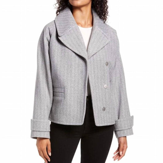 Halogen - Herringbone Peacoat