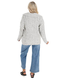 Le Lis - Fireside Layers Oversized Cardigan