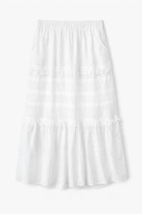 ISABEL MARANT Volodia Skirt in white - women's skirt - detail view
