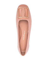 Salvatore Ferragamo - Women's Embossed-logo Plaque Ballerina Shoes