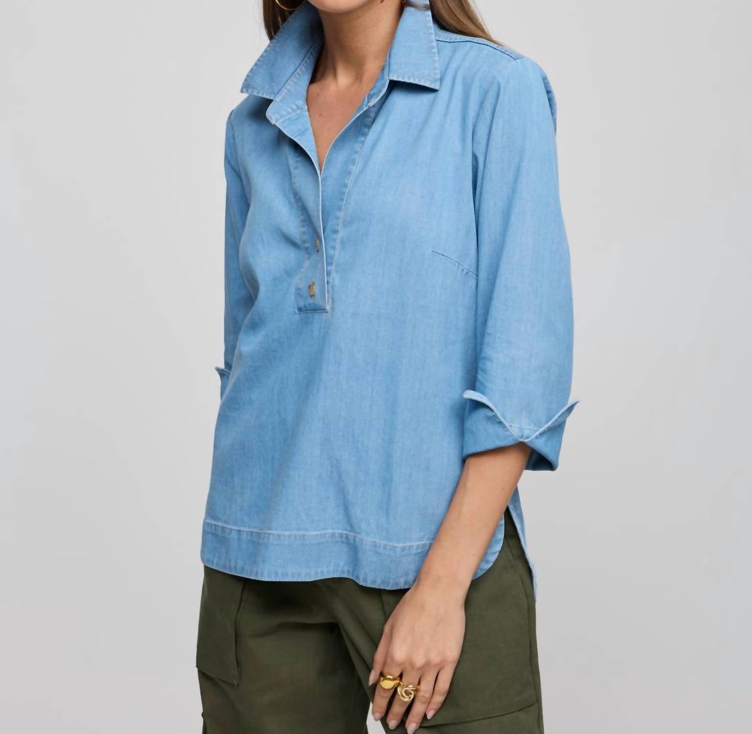 Hinson Wu - 3/4 Sleeve Aileen Top