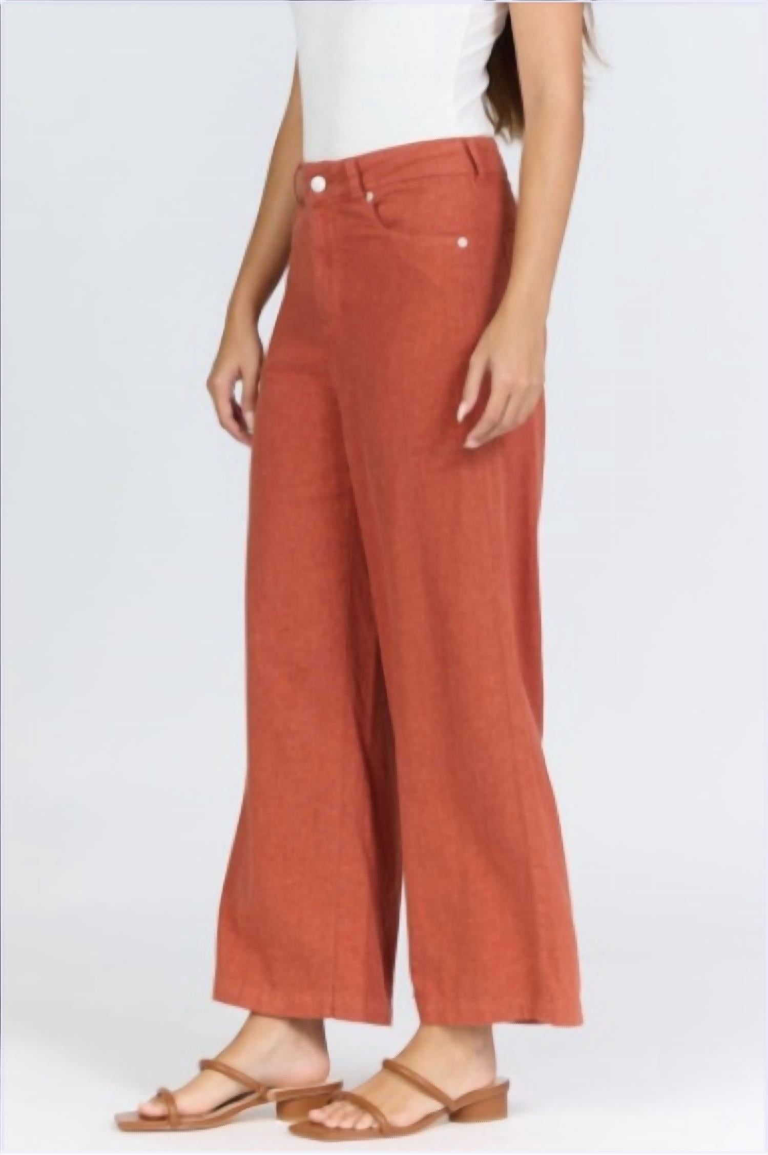 Dear John Denim - Audrey Cropped Linen Pant