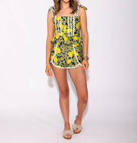 Tcec - Women's Lemon Spritz Two Piece Set