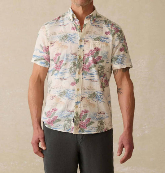 Faherty - Short-sleeve Breeze Shirt