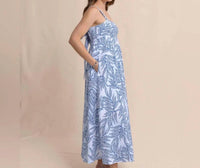 Southern Tide - Leighton Seersucker Tie Back Maxi Dress