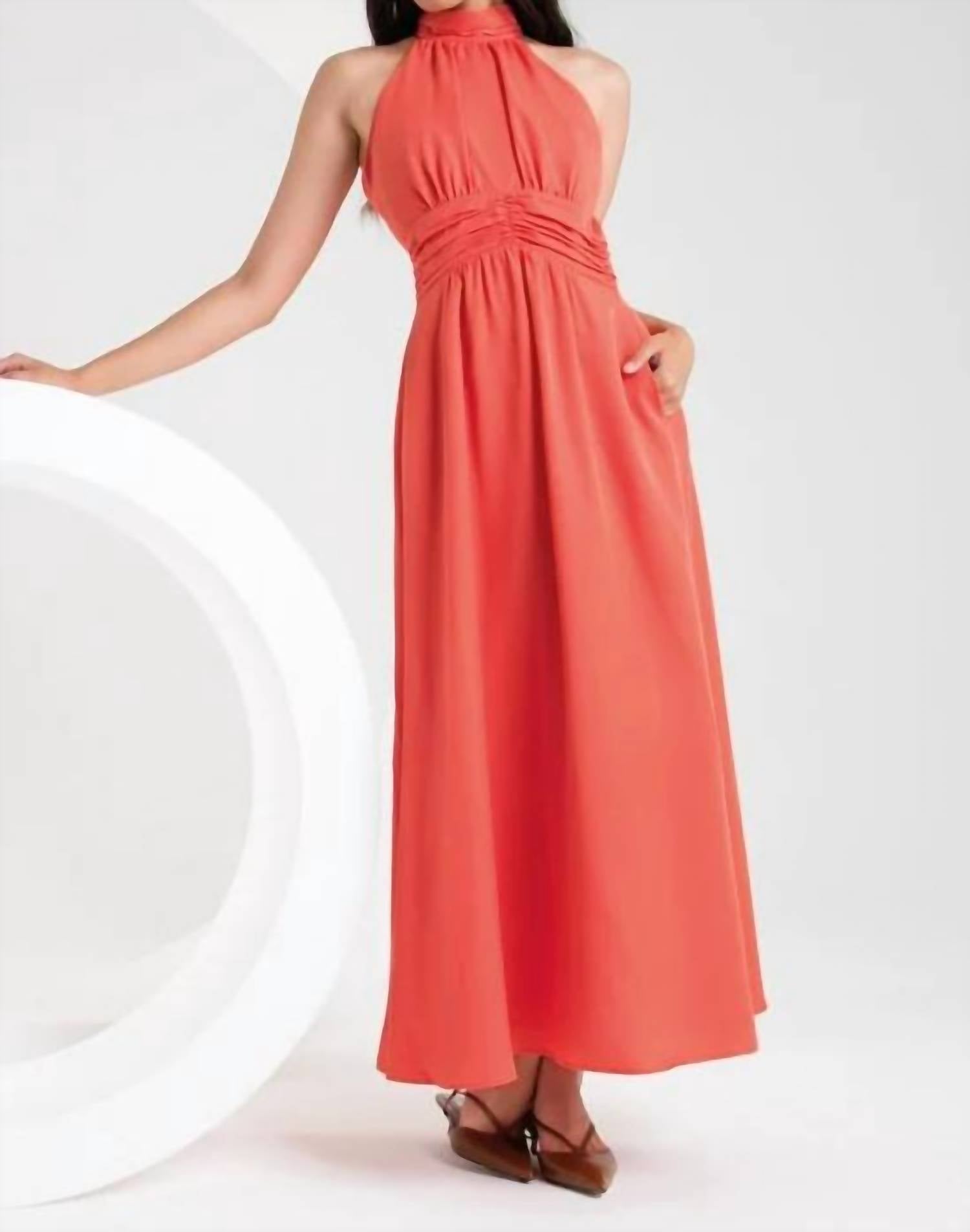 Purotatto - Halter Midi Dress