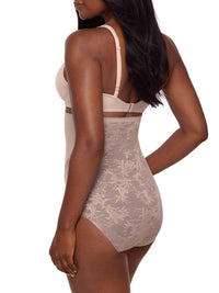 Miraclesuit Modern Romance High-waist Shaping Brief in stucco - women's intimate - detail view