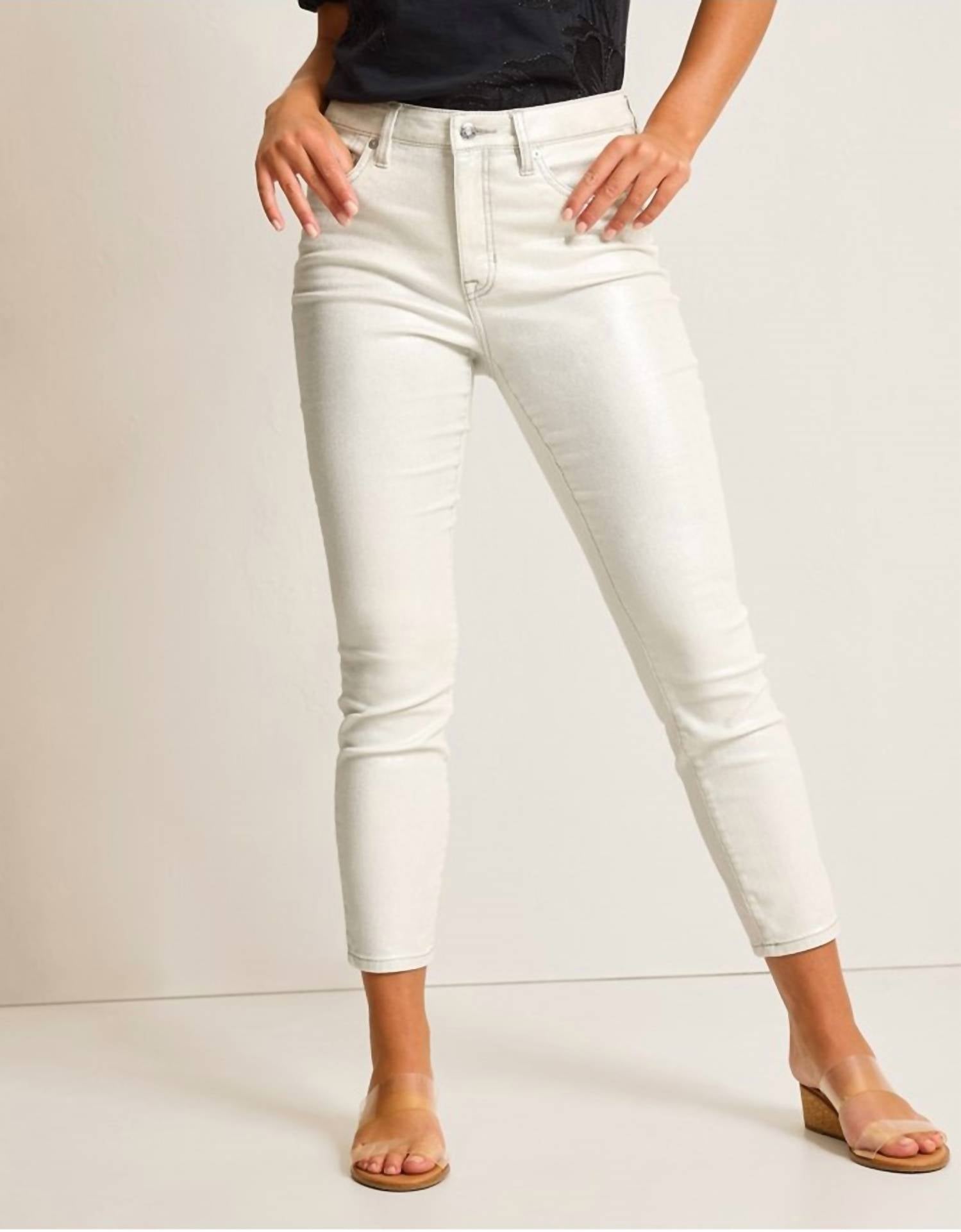 Tommy Bahama - Metallic High Rise Ankle Jeans