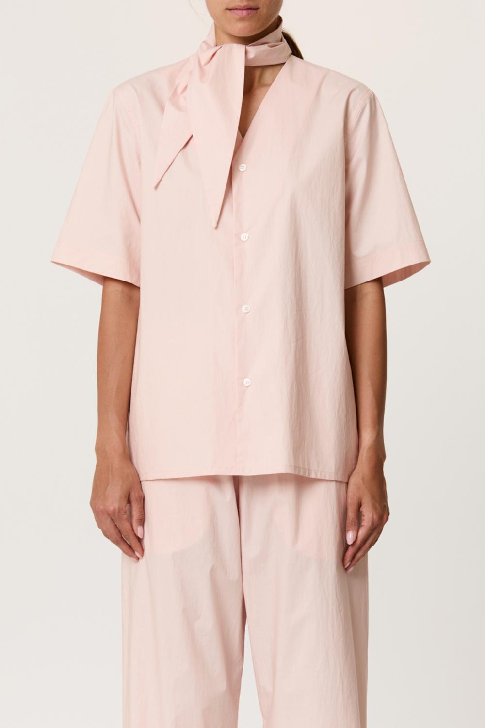Plan C - Parachute Short Sleeve With Tie Top