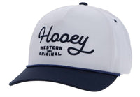 HOOEY Five Panel Trucker Cap in white navy - men's hat