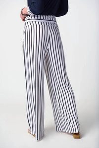Joseph Ribkoff - Women's Striped Wide-leg Pants