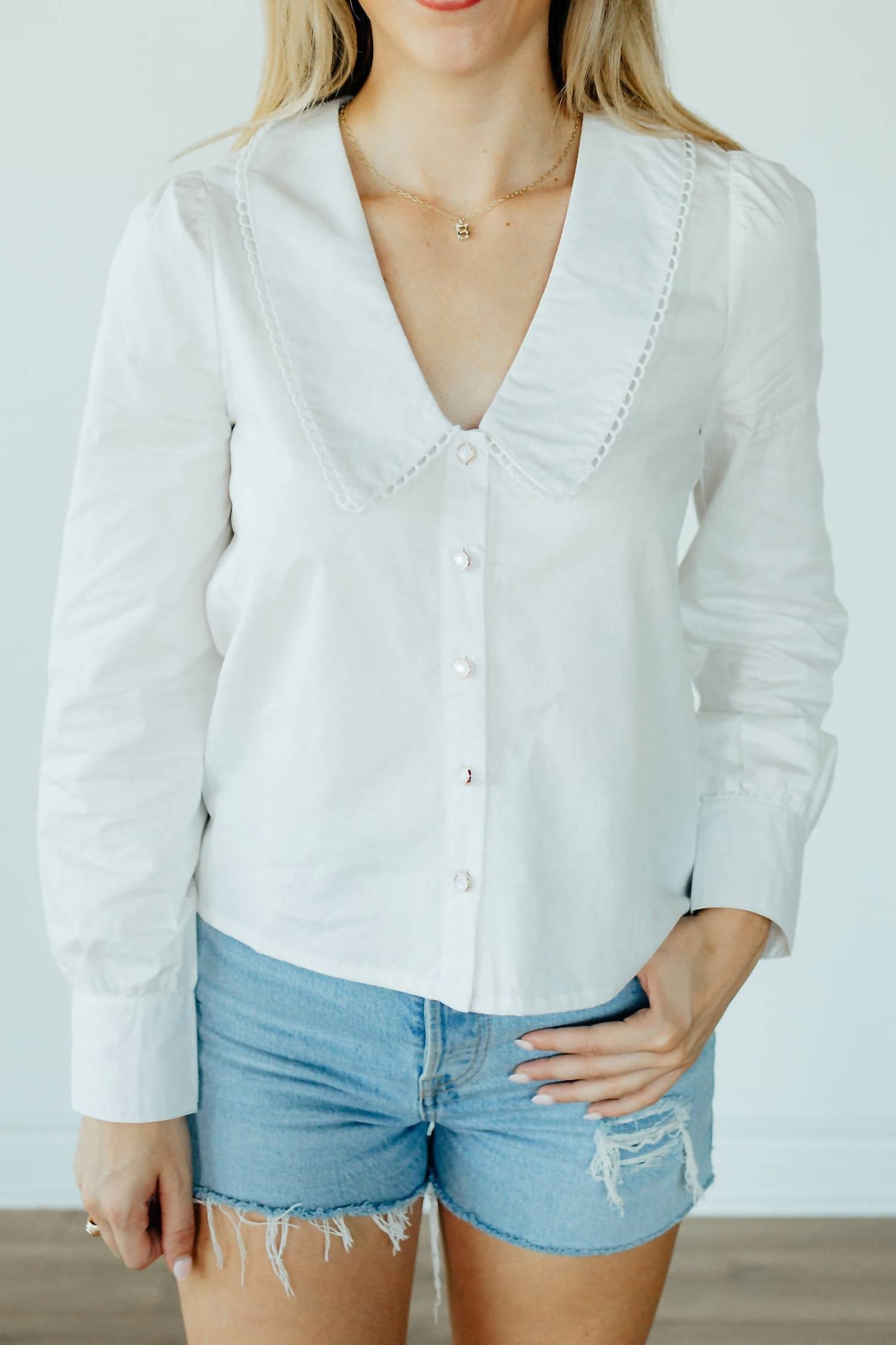 Tcec - Neverland Collared Top