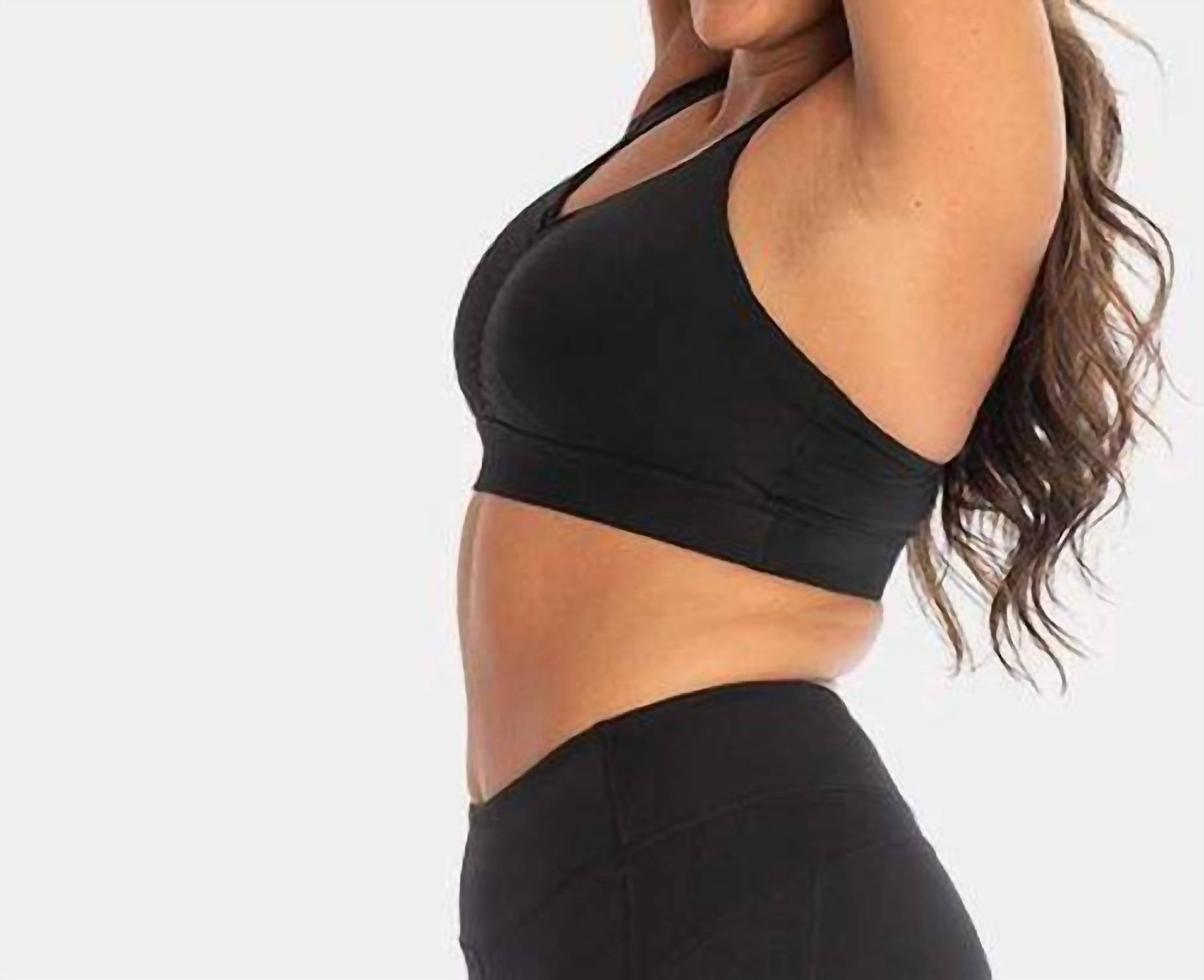 Handful Y Back Bra in booya black - women's intimate - alternate view