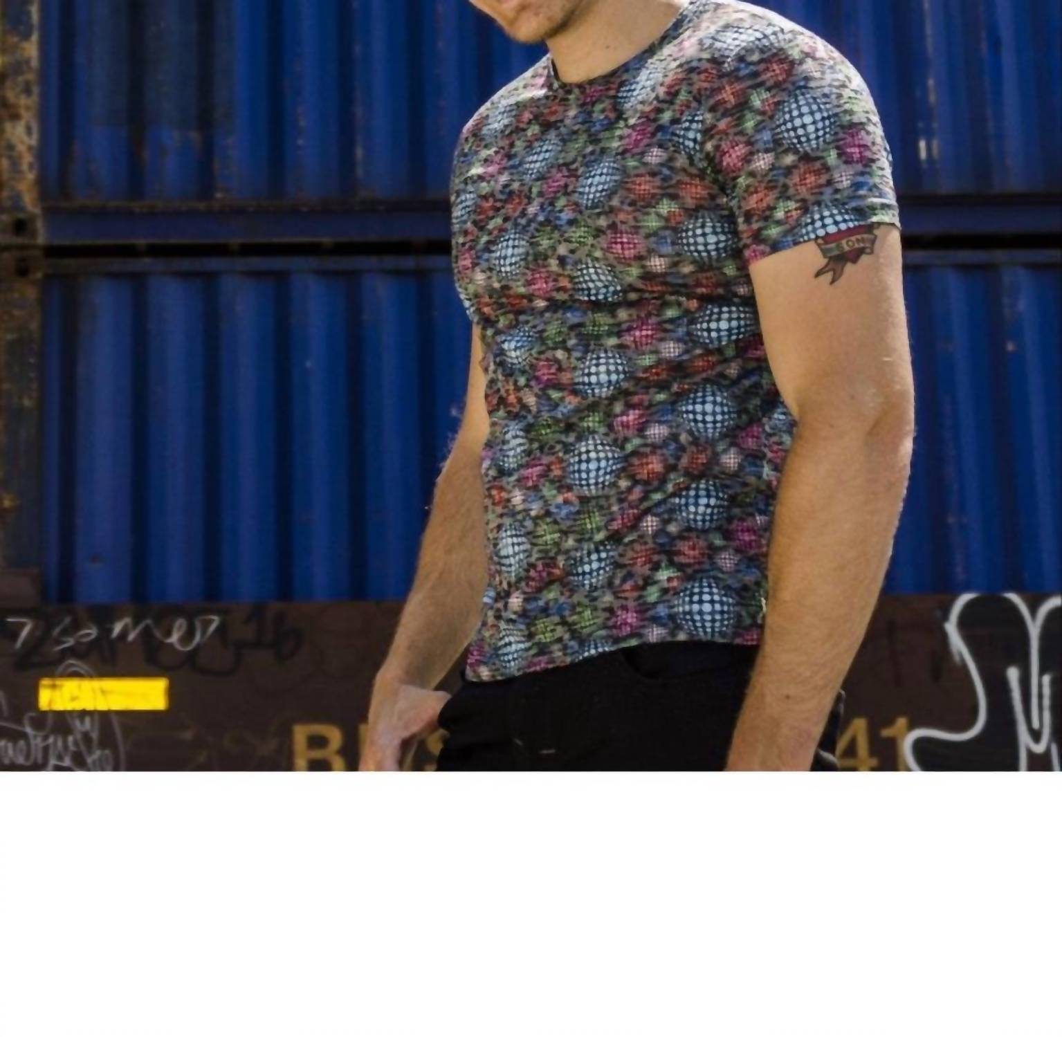 Eight X - Colored Print T-shirt