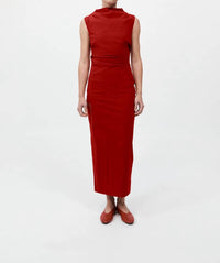 St. Agni - Soft Sculptural Mock Neck Dress