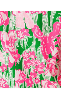 Lilly Pulitzer Anya Sleeveless Top in putting green hannah engineered - women's blouse - view 5