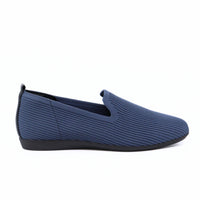 bussola Women's Vista Knit Low Loafers in shadow blue - women's flats - alternate view