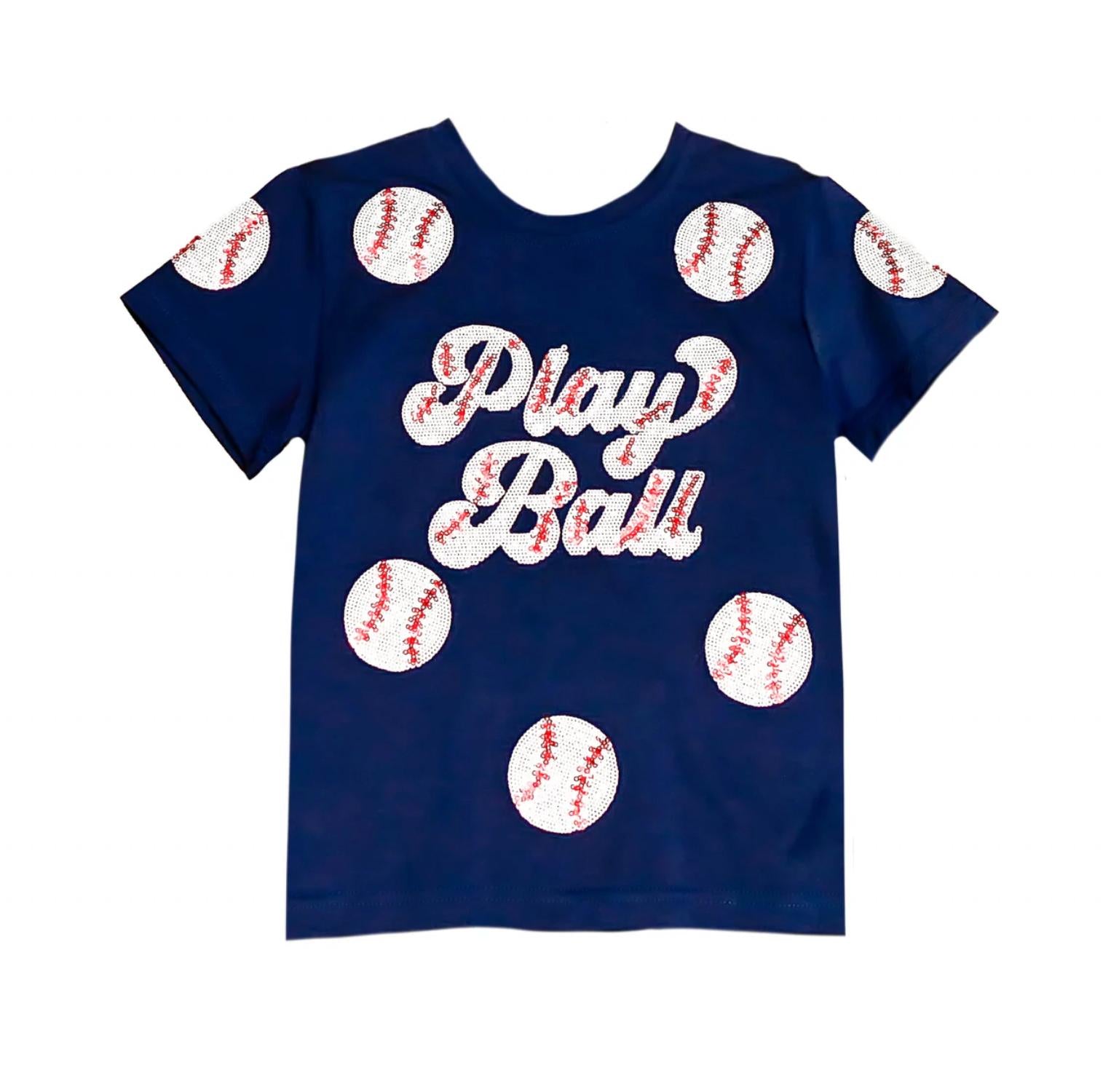 Belle Cher - Play Ball Sequin Shirt