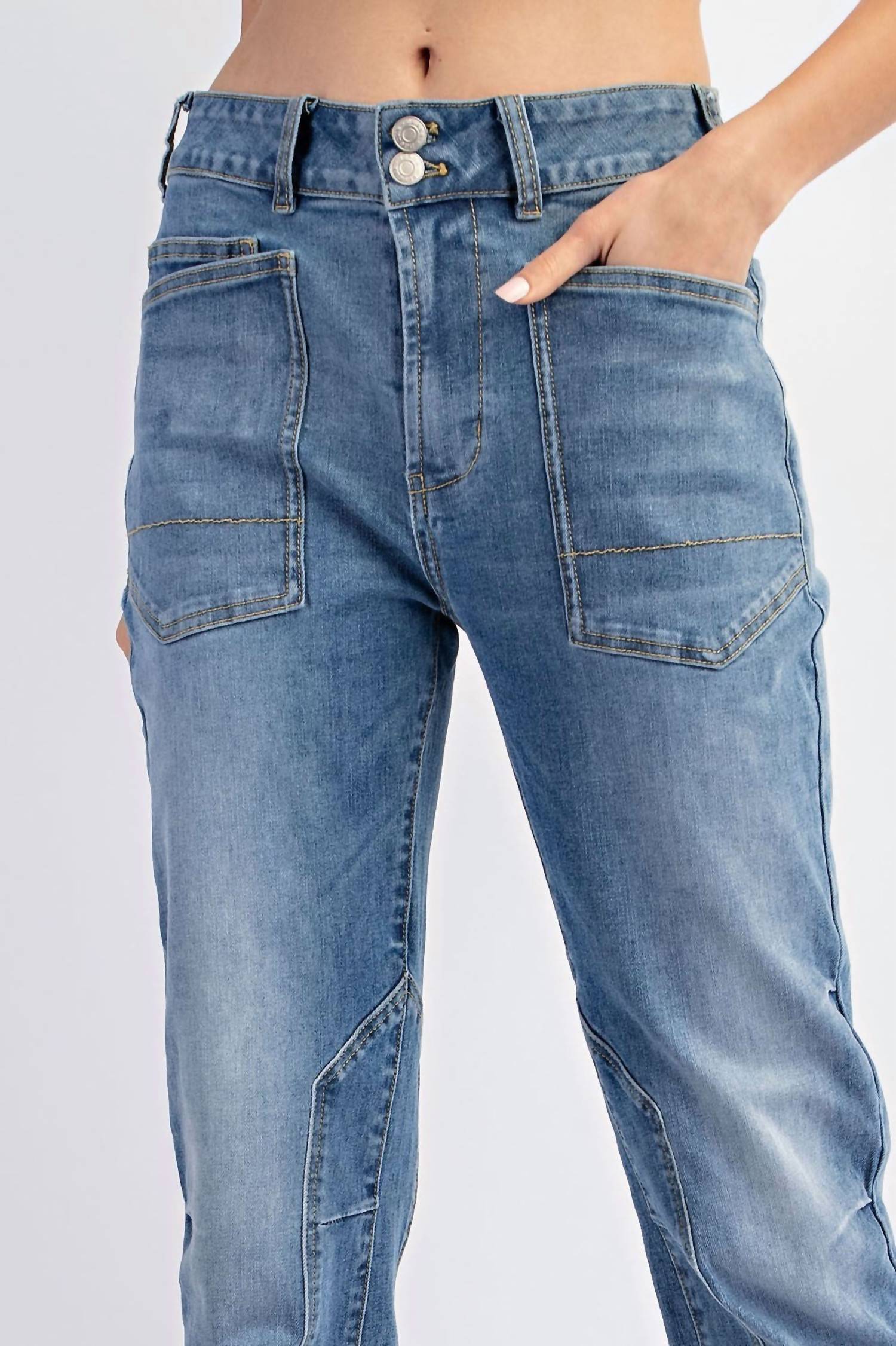 ee:some Skinny Denim Jeans in blue - women's pants - view 4