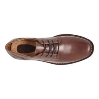 Born Men's Ryker Oxfords in brown wood - men's shoe - detail view
