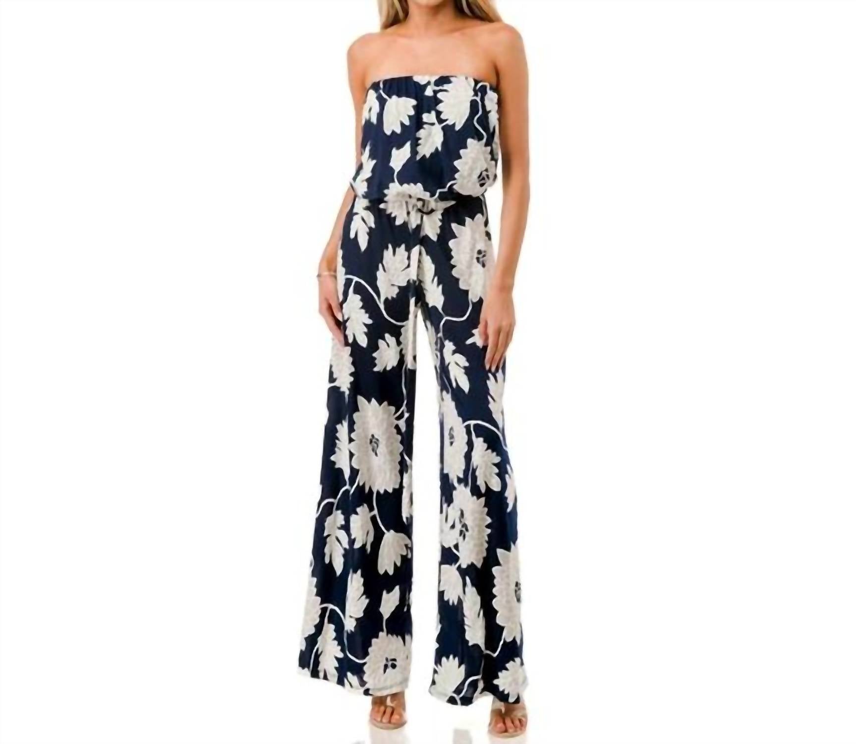 Ariella - Tube Wide Leg Jumpsuit