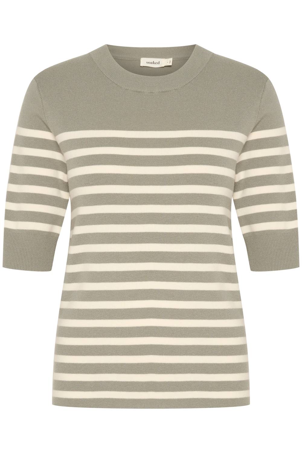 Soaked In Luxury - Spina Slim Fit Crew Neck Pullover Sweater