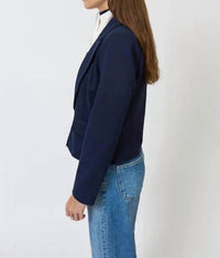 Central Park West - Chelsea Rugby Stripe Sweater Dickey Jacket