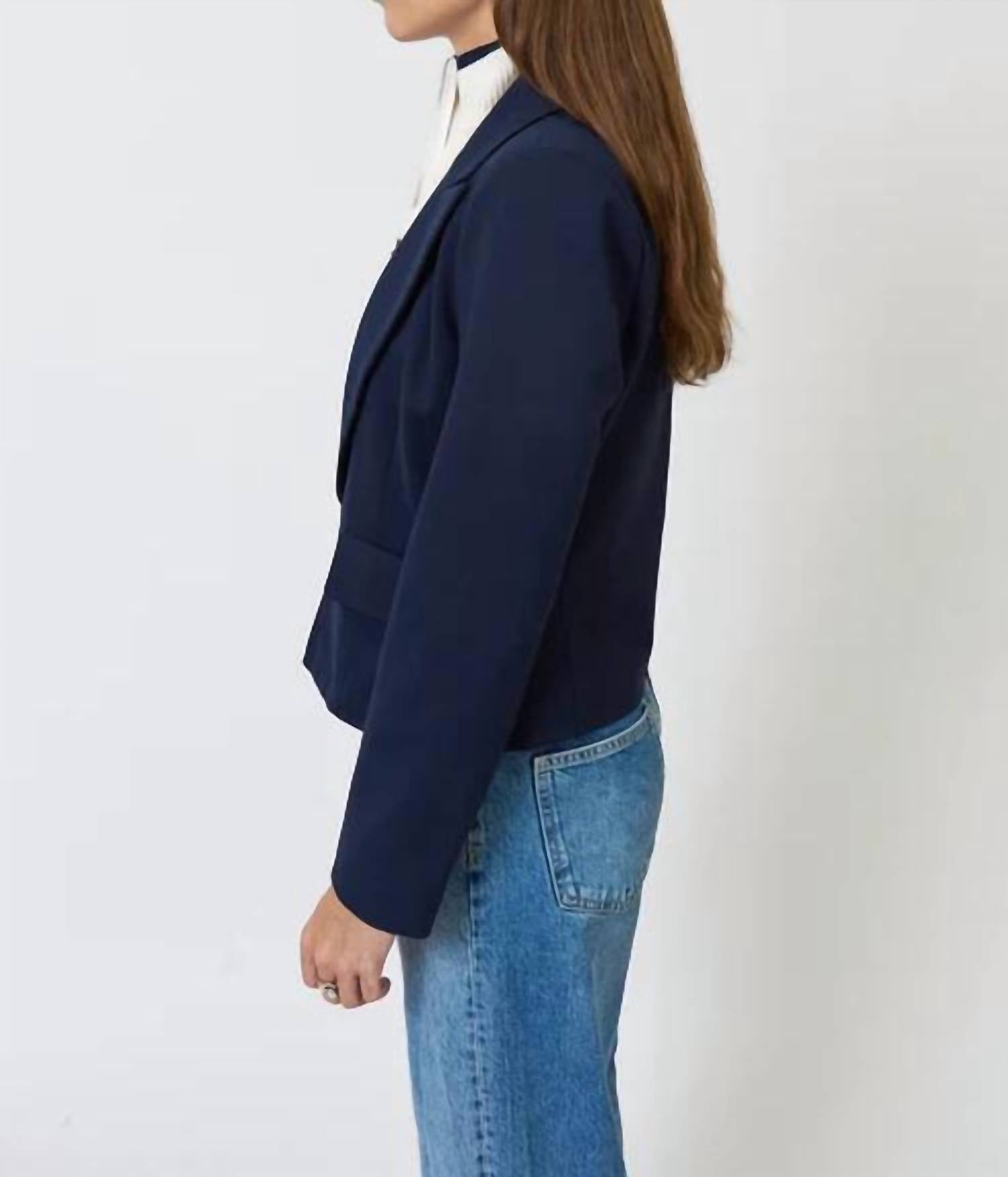 Central Park West - Chelsea Rugby Stripe Sweater Dickey Jacket