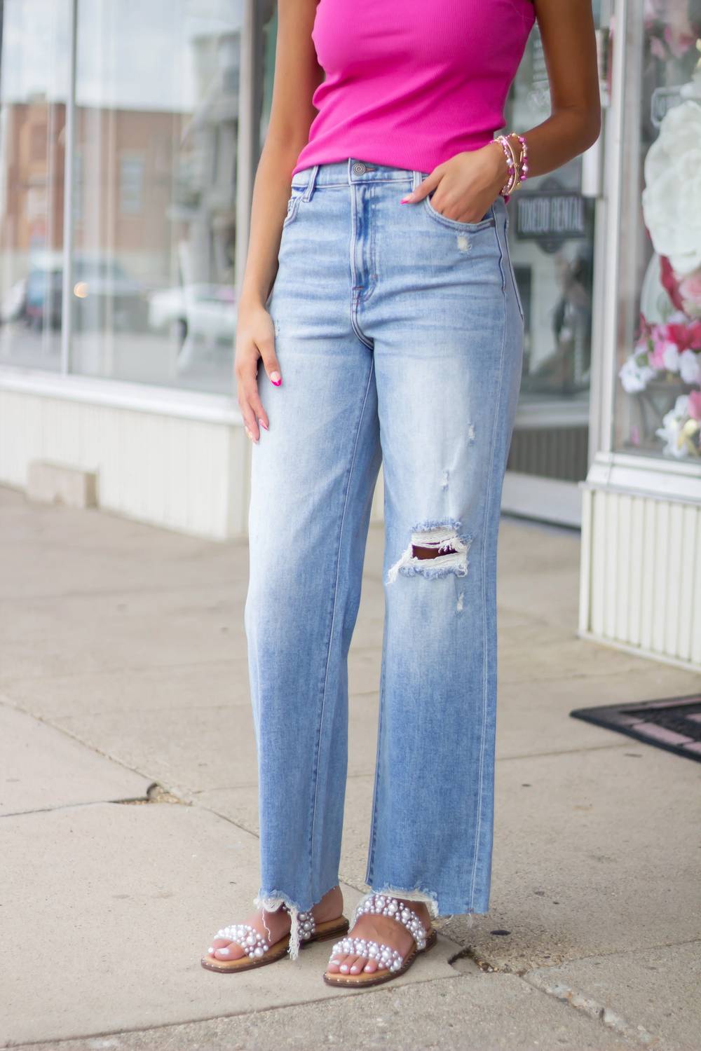 Hidden - Logan High Waist Dad Jeans