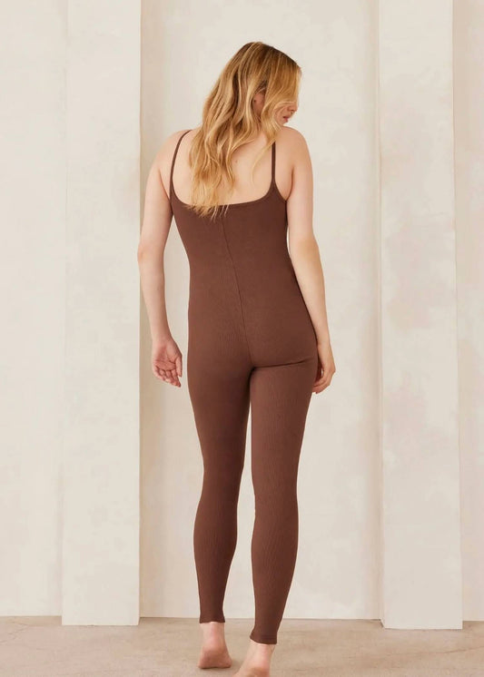 Bumpsuit - Sculpting Rib Soft Maternity Unitard Jumpsuit