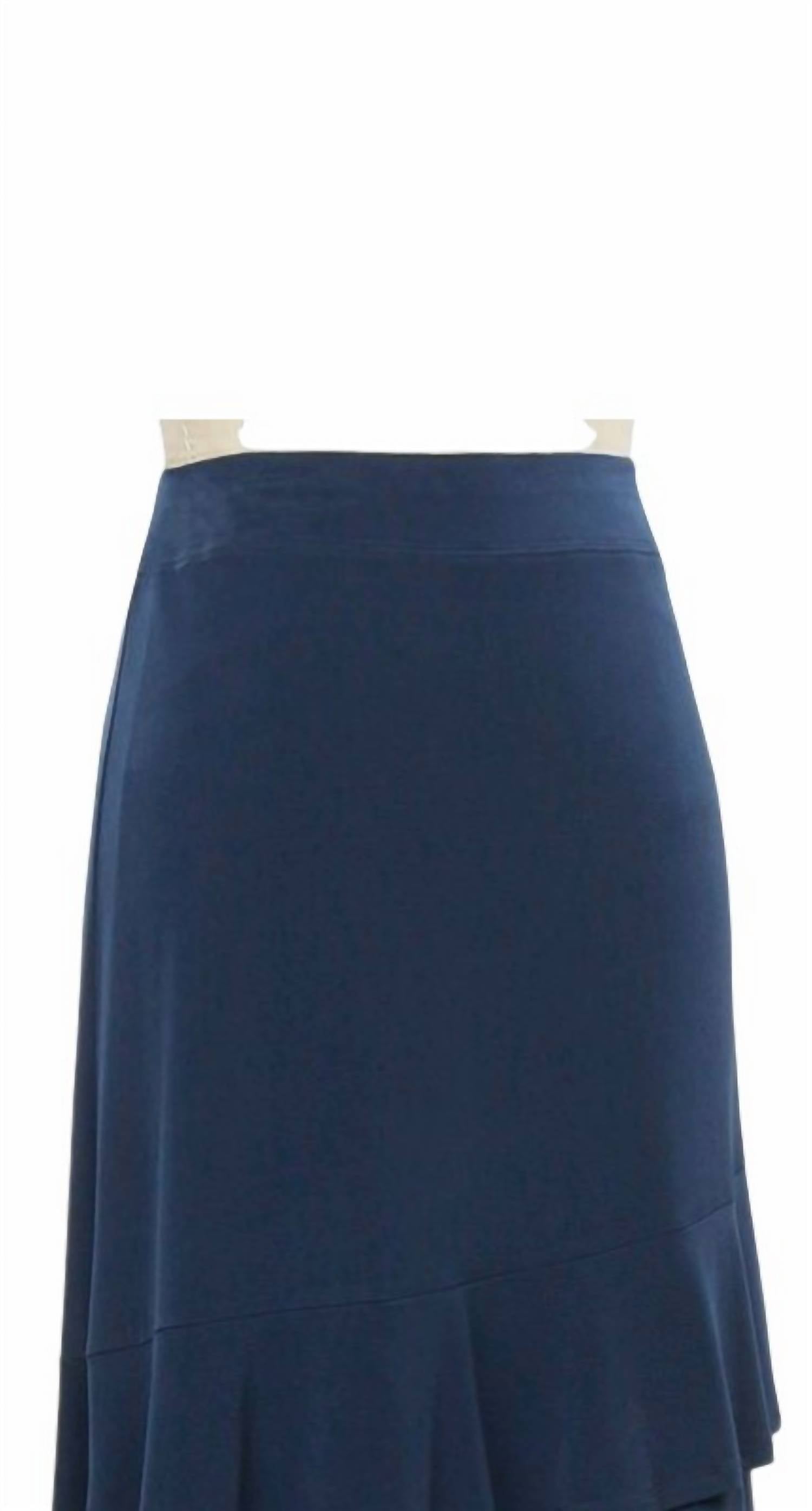 N Touch - Women's Fact Check Solid Ruff Skirt