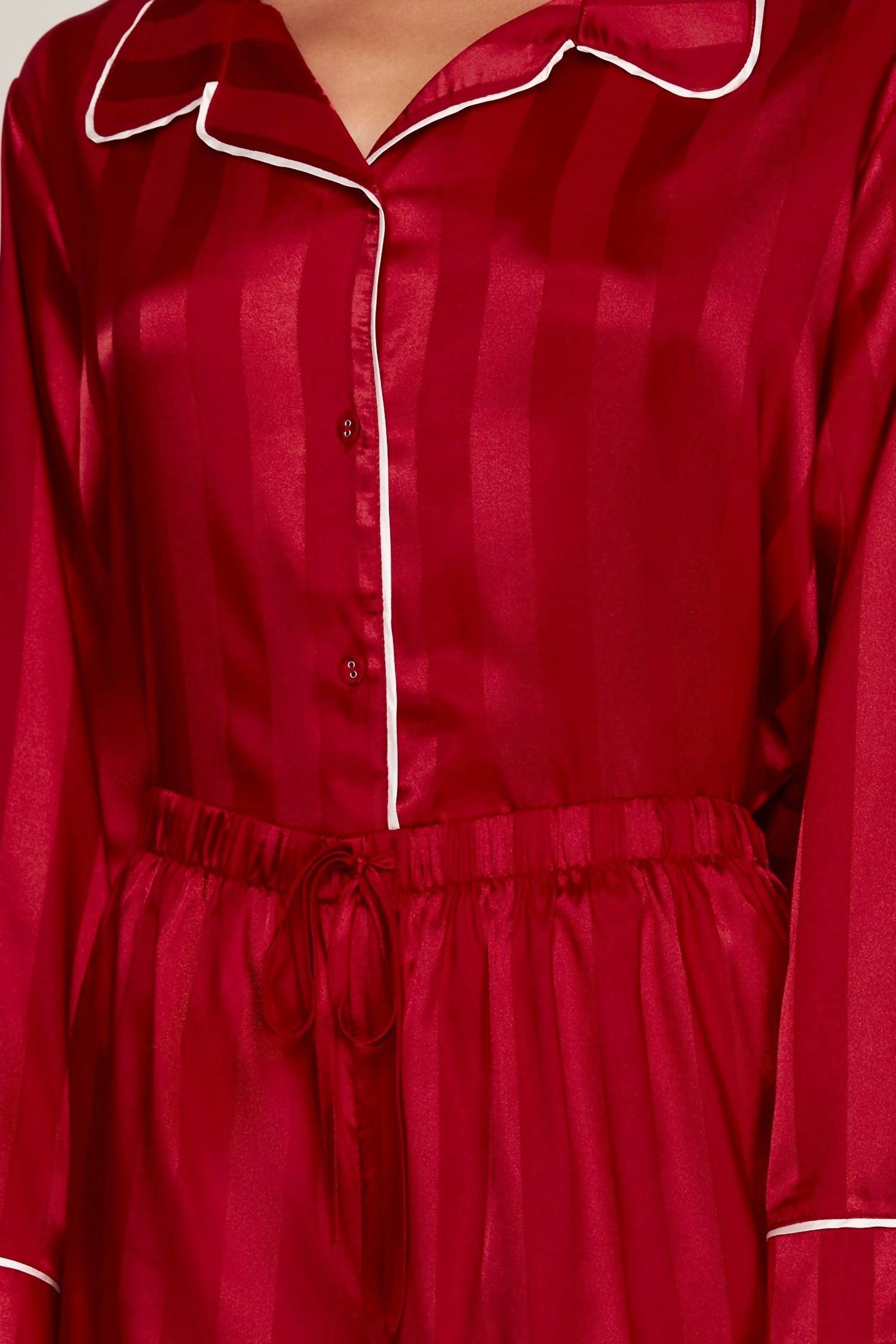 SHE + SKY Slumber Sleep Set in scarlet - women's sleepwear - view 4