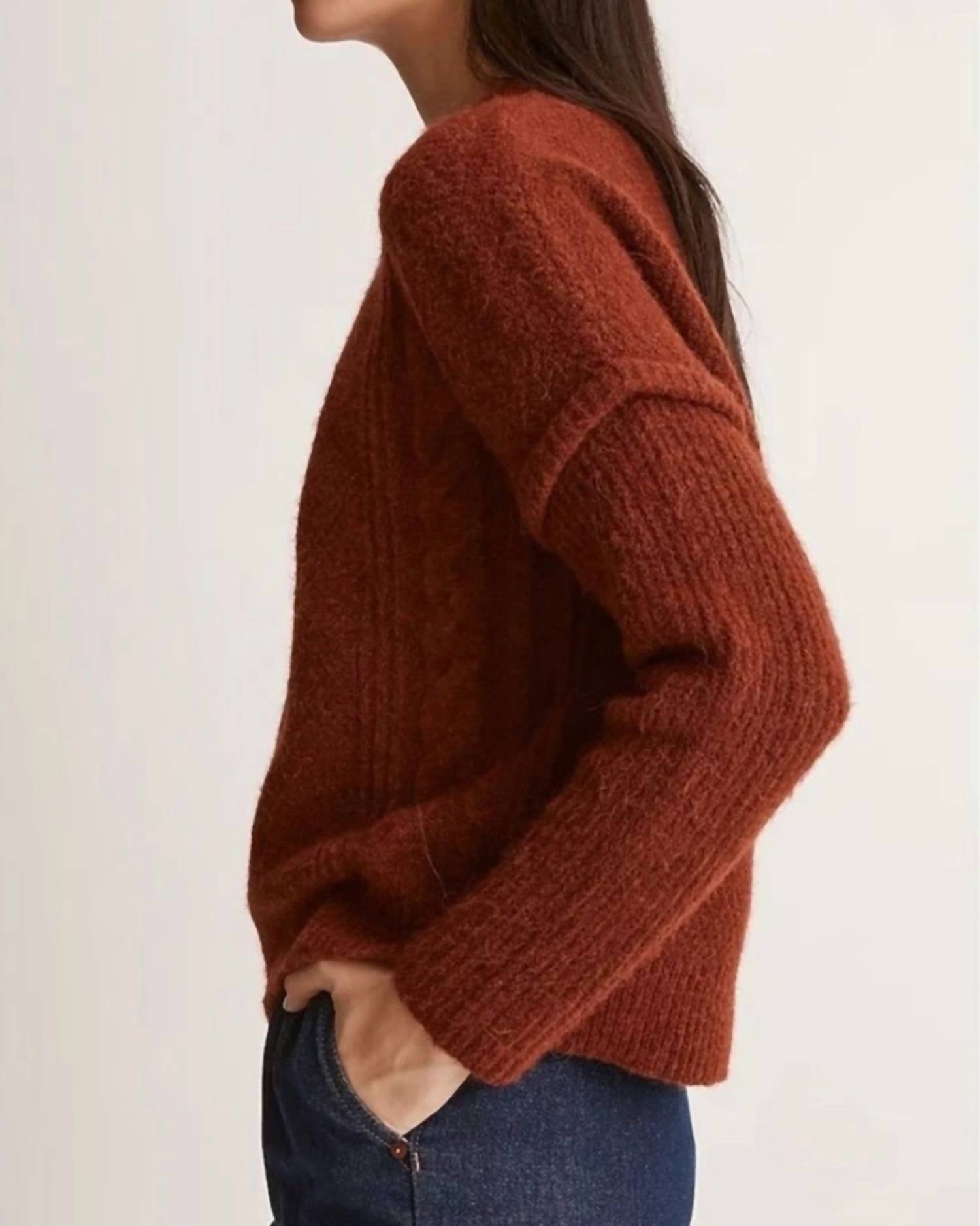Madewell - Havener Cable Knit Pullover Sweater