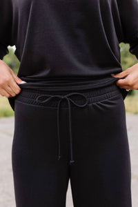 Blumin - Avonlea Drop Shoulder Top And Elastic Waist Pants Set