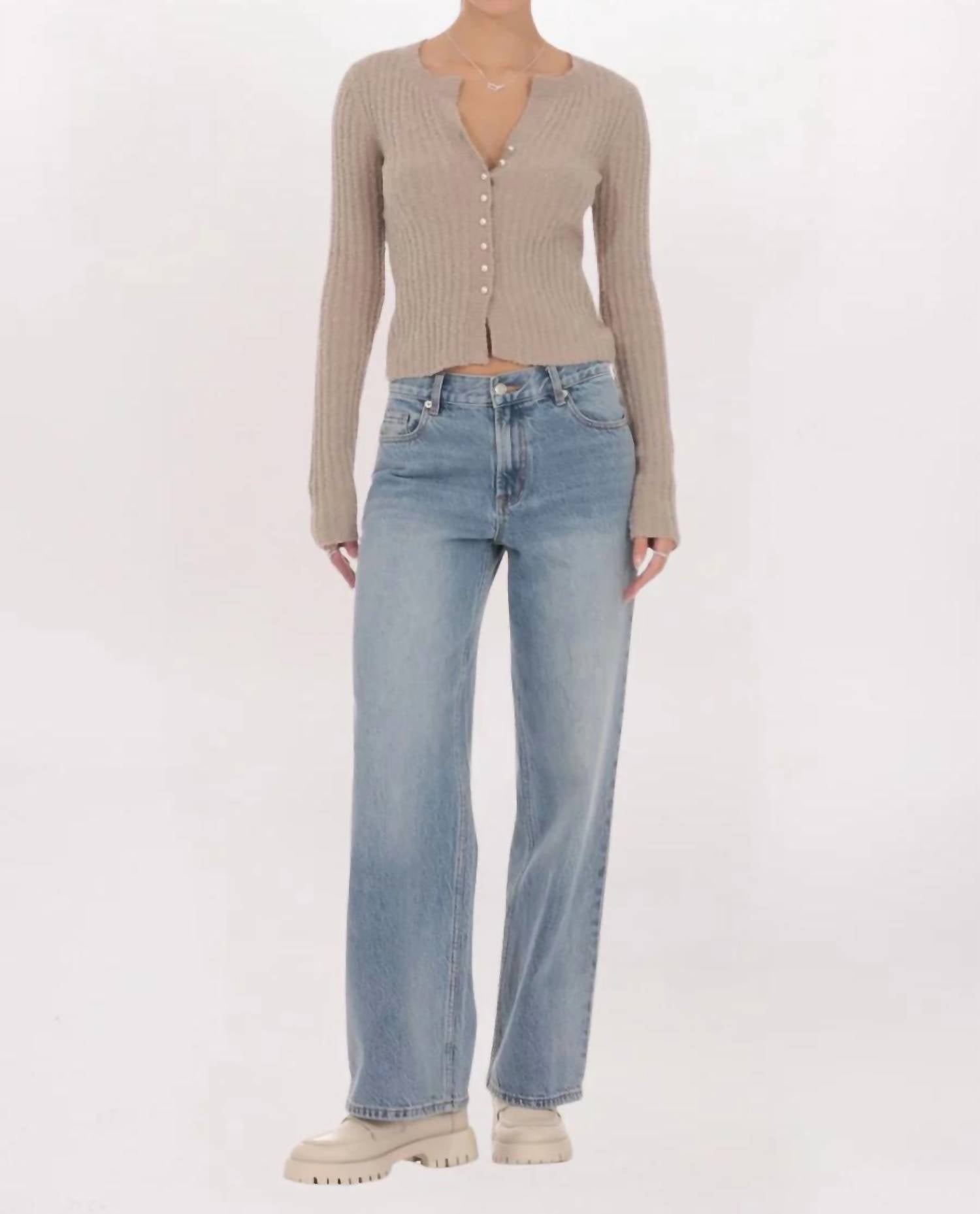 Lucy In The Sky - Ribbed Knit Cardigan