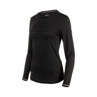 MIZUNO Women's Alpha Eco Running Long Sleeve Shirt in black - women's long sleeve top