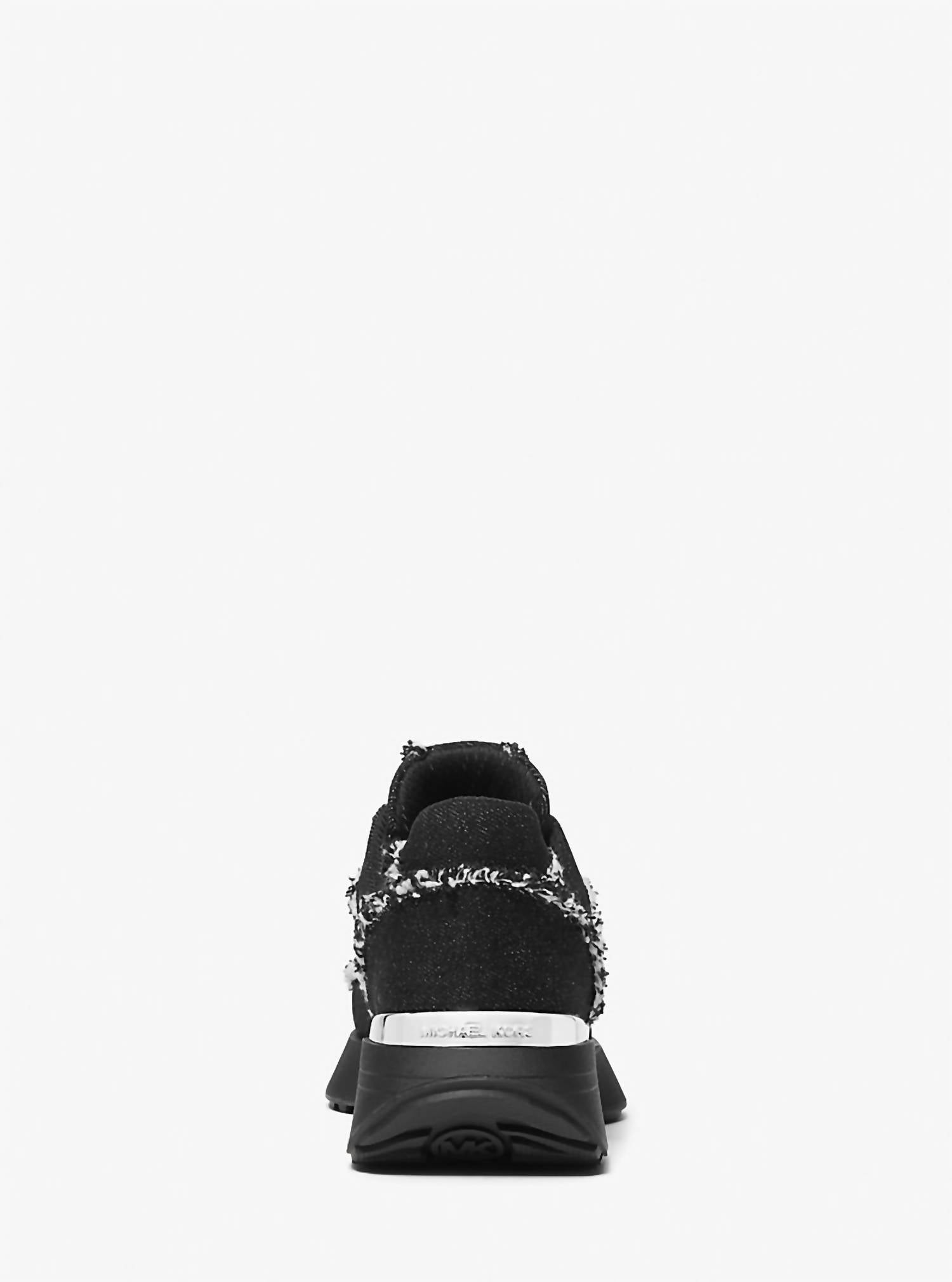 Michael Kors - Women's Ari Frayed Denim Trainer Shoes